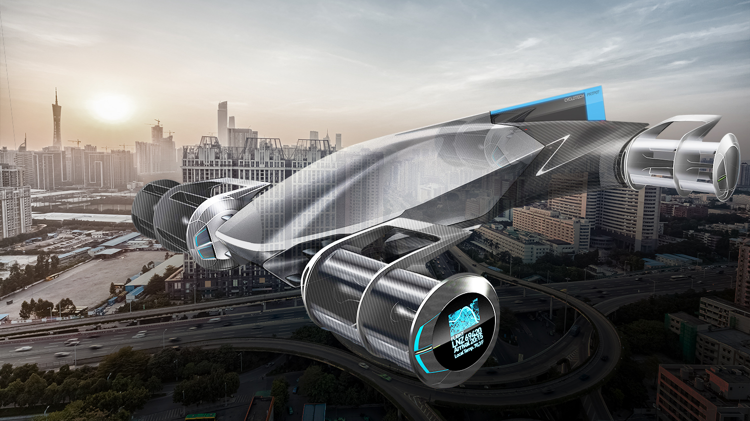 AirTaxi concept with CycloRotors